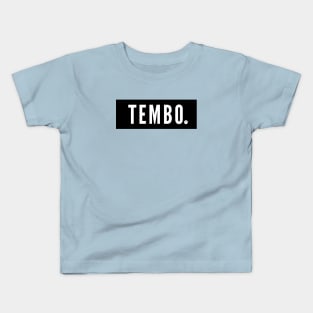 black TEMBO logo Kids T-Shirt